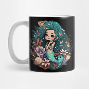 blushing mermaid Mug